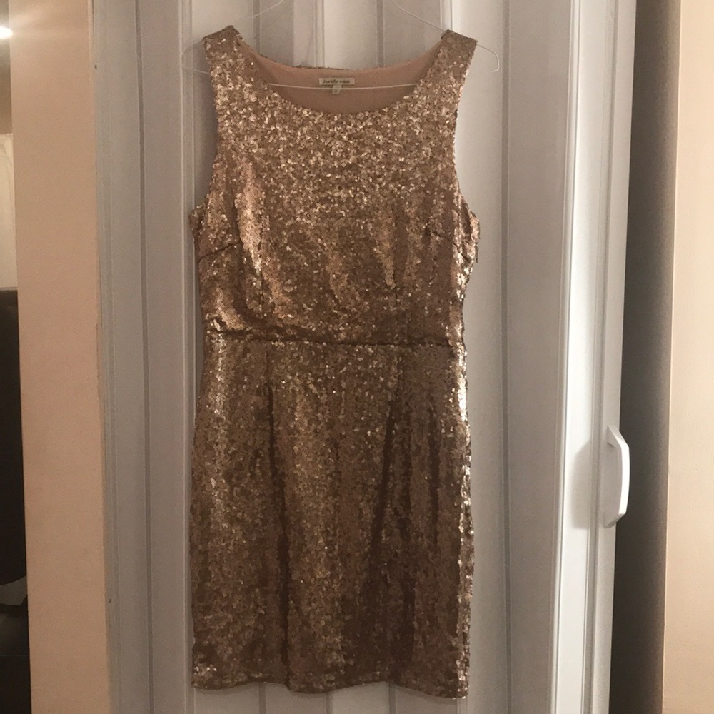 Gold Sequin Dress